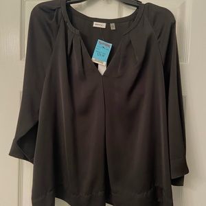 DKNYC Charcoal Women's Blouse